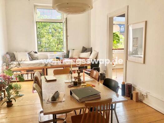 Wohnung zur Miete Tauschwohnung 720 € 3 Zimmer 83 m² 3. Geschoss Gutleutviertel Frankfurt am Main 60329