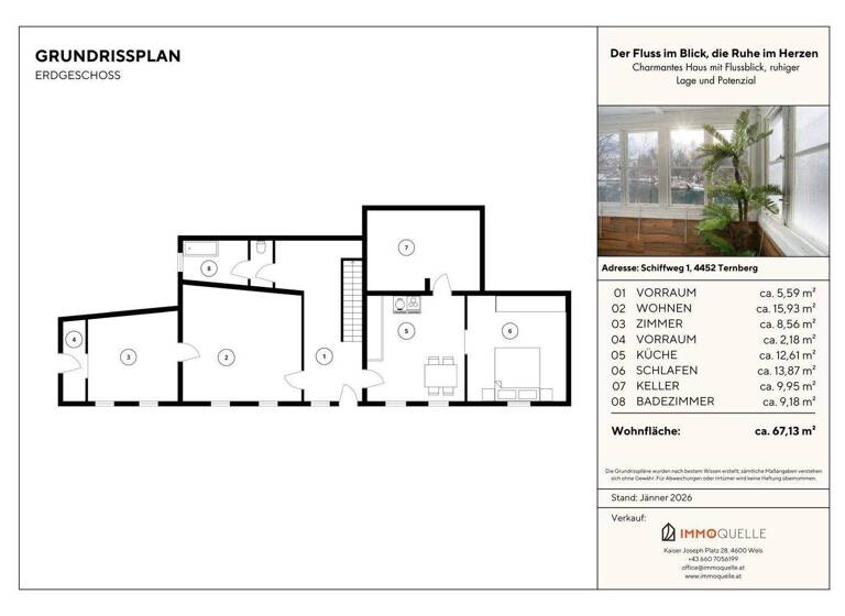 Haus zum Kauf 95.000 € 6 Zimmer 133 m² 574 m² Grundstück Ternberg 4452