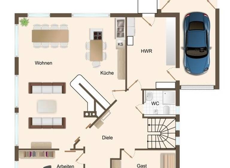 Einfamilienhaus zum Kauf 599.000 € 6 Zimmer 255 m² 647 m² Grundstück Hankhausen I Rastede 26180