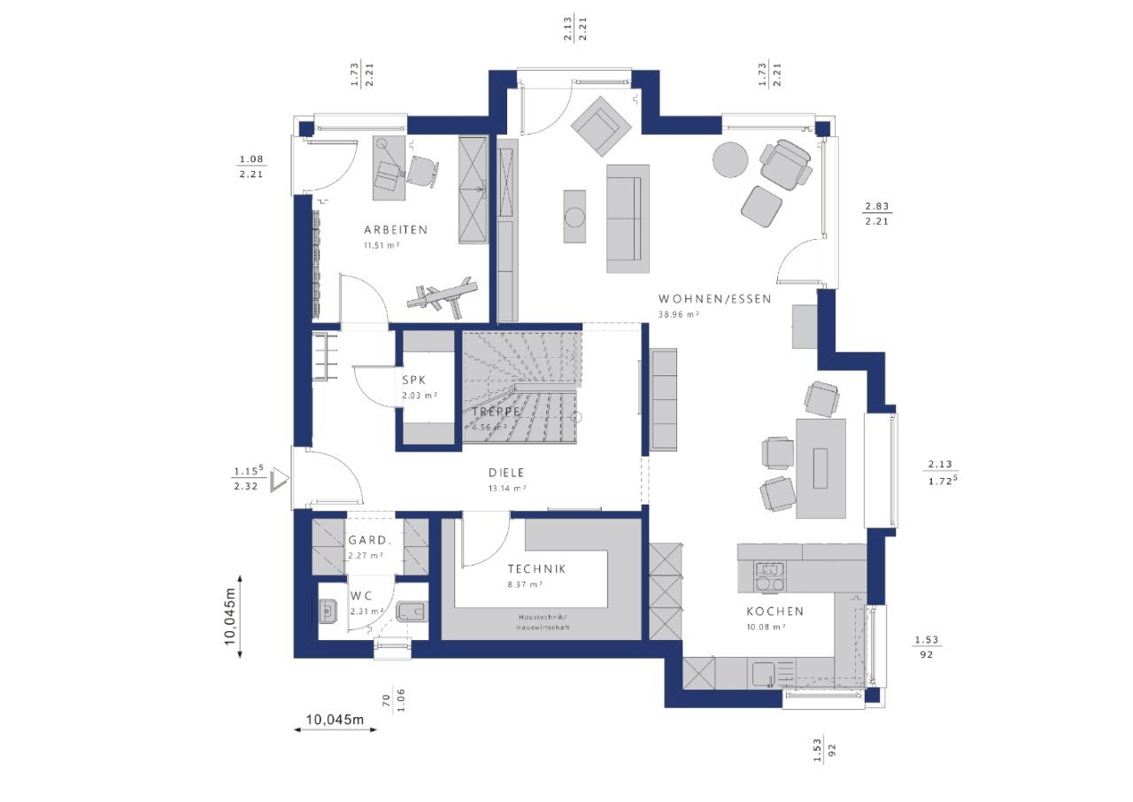 Einfamilienhaus zum Kauf provisionsfrei 574.379 € 5 Zimmer 177 m²<br/>Wohnfläche 600 m²<br/>Grundstück Derneburg Holle 31188