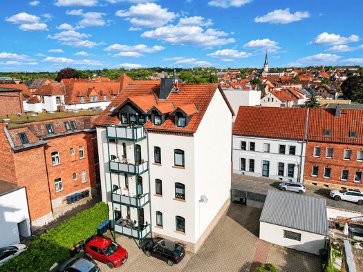 Wohnung zur Miete 696 € 4 Zimmer 105 m² 1. Geschoss Pfingstgrabenstraße 5 Sangerhausen Sangerhausen 06526
