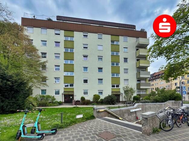 Wohnung zum Kauf 98.000 € 1,5 Zimmer 39 m² 4. Geschoss frei ab sofort Rennweg Weiterer Innenstadtgürtel West / Nord / Ost 90489