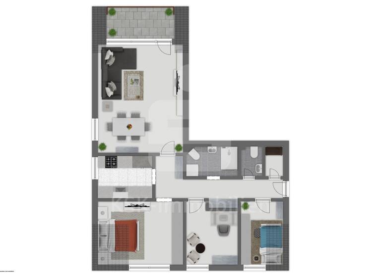 Wohnung zum Kauf 275.000 € 4 Zimmer 88 m² 2. Geschoss Asselborn Bergisch Gladbach 51429