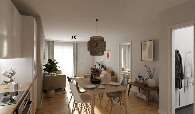 Terrassenwohnung zum Kauf - Neubau provisionsfrei 229.900 € 2 Zimmer 58,8 m² 1. Geschoss frei ab sofort Eichenweg 5 Göhren 18586