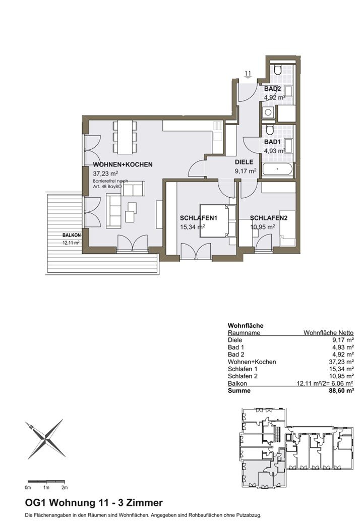 Wohnung zum Kauf 599.000 € 3 Zimmer 88,6 m²<br/>Wohnfläche 1.<br/>Geschoss ab sofort<br/>Verfügbarkeit Leitzachstraße 78 Rosenheim 83026