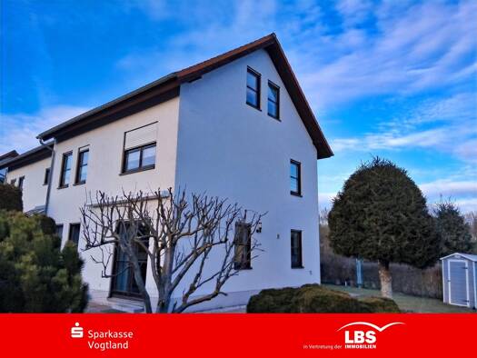 Doppelhaushälfte zum Kauf 298.000 € 6 Zimmer 141,8 m² 499 m² Grundstück Reißig Plauen 08525