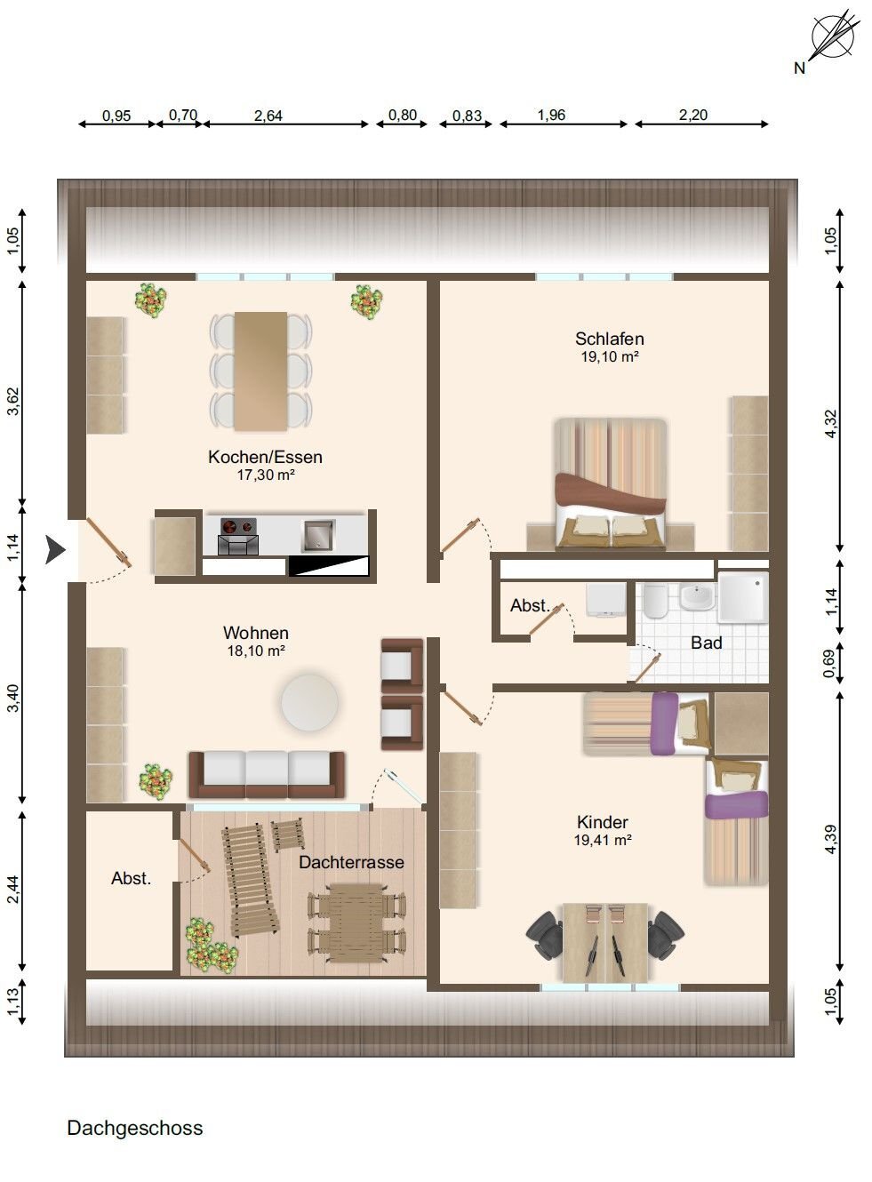 Wohnung zum Kauf 160.000 € 3 Zimmer 81,2 m²<br/>Wohnfläche Queis Landsberg 06188