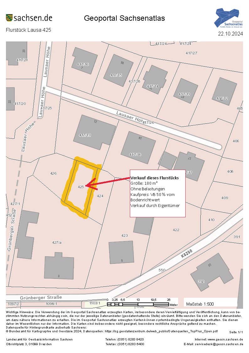 Freizeitgrundstück zum Kauf provisionsfrei 9.450 € 180 m²<br/>Grundstück Grünberger Straße 3 c Weixdorf Dresden 01108