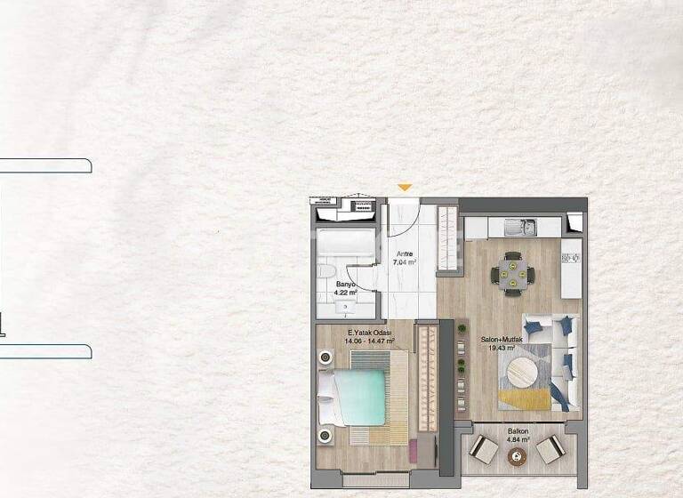 Studio zum Kauf 456.000 € 3 Zimmer 90 m² EG Istanbul 34768