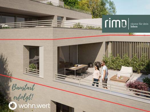 Terrassenwohnung zum Kauf - Erstbezug 665.000 € 4 Zimmer 86,5 m² 3. Geschoss frei ab 01.07.2026 Mutterstraße 11 Feldkirch 6800