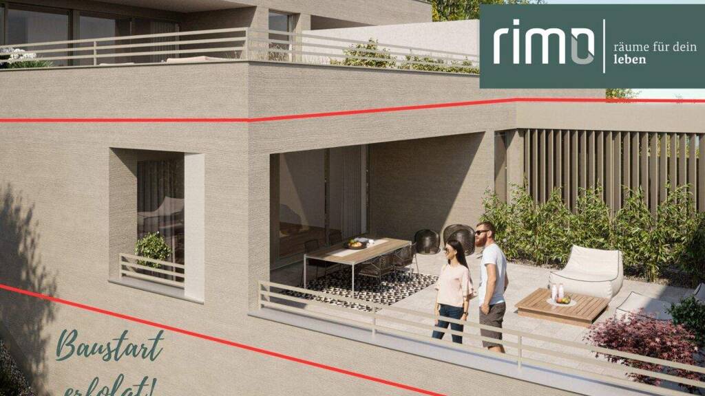 Terrassenwohnung zum Kauf - Erstbezug 665.000 € 4 Zimmer 86,5 m² 3. Geschoss frei ab 01.07.2026 Mutterstraße 11 Feldkirch 6800