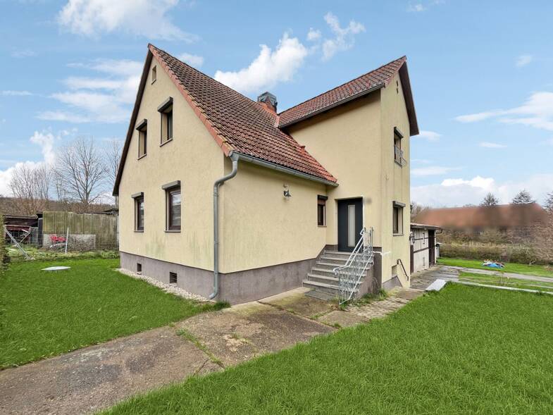 Einfamilienhaus zum Kauf 144.200 € 5 Zimmer 125 m² 1.458 m² Grundstück Friedrichrode Arnstein 06456