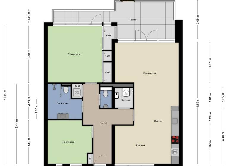 Haus zum Kauf 995.000 € 3 Zimmer 109 m² lijtweg 155 bergen (nh) 1861 VA