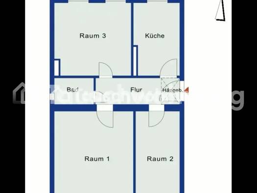 Wohnung zur Miete Tauschwohnung 450 € 3 Zimmer 73 m² 3. Geschoss Charlottenburg Charlottenburg-Wilmersdorf 14059