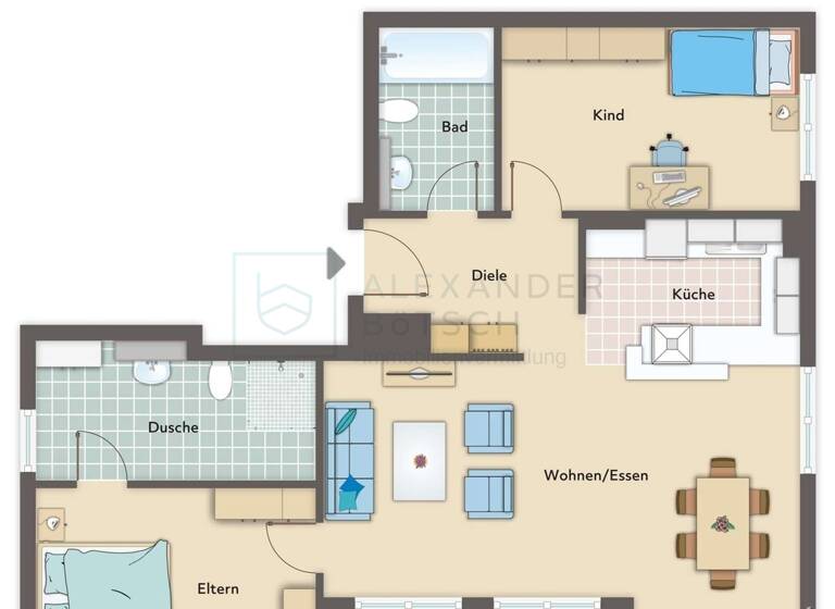 Penthouse zum Kauf - Erstbezug provisionsfrei 3 Zimmer 94 m² 4. Geschoss frei ab sofort Allach-Untermenzing München 80999