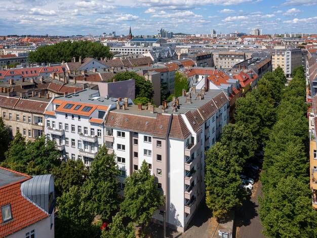 Wohnung zum Kauf provisionsfrei 166.900 € 1 Zimmer 42,9 m² 3. Geschoss Weichselstraße 7a Friedrichshain Berlin 10247
