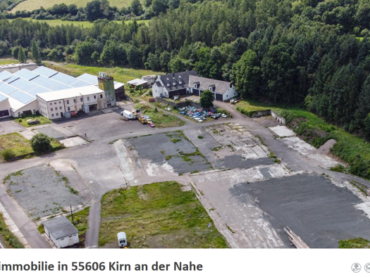 Gewerbegrundstück zum Kauf provisionsfrei als Kapitalanlage geeignet 57.781 m² Grundstück Sulzbacherstrasse 42 Kirn 55606