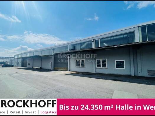 Halle/Industriefläche zur Miete 24.350 m² Lagerfläche teilbar ab 5.000 m² Budberg Werl 59457
