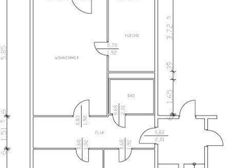 Wohnung zur Miete 558 € 3 Zimmer 70,5 m² 3. Geschoss Mannheimer Straße 128 Grünau-Mitte Leipzig 04209