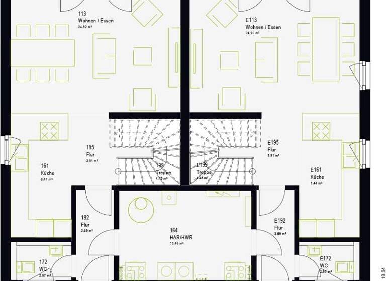 Mehrfamilienhaus zum Kauf - Erstbezug provisionsfrei 548.700 € 9 Zimmer 190 m² 500 m² Grundstück Deffingen Günzburg 89312