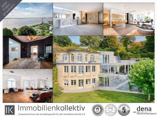 Villa zum Kauf 16 Zimmer 453 m² 2.453 m² Grundstück Blankenese Hamburg 22587