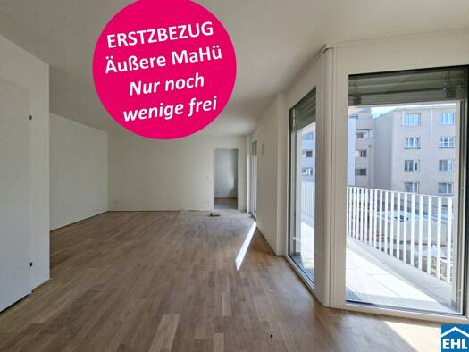 Wohnung zur Miete - Erstbezug 1.000 € 2 Zimmer 49,4 m² 2. Geschoss frei ab 15.10.2026 Mariahilfer Straße Wien 1150