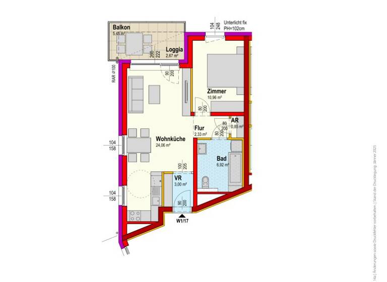 Wohnung zur Miete 452 € 2 Zimmer 48,1 m² 1. Geschoss frei ab 30.06.2026 Reinsberg 3264