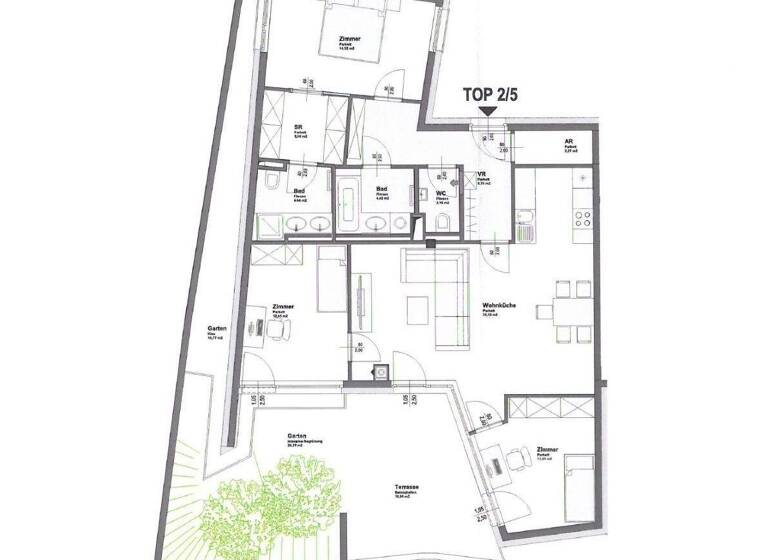 Wohnung zur Miete 1.969 € 4 Zimmer 103,3 m² EG frei ab 01.06.2026 Wien 1060