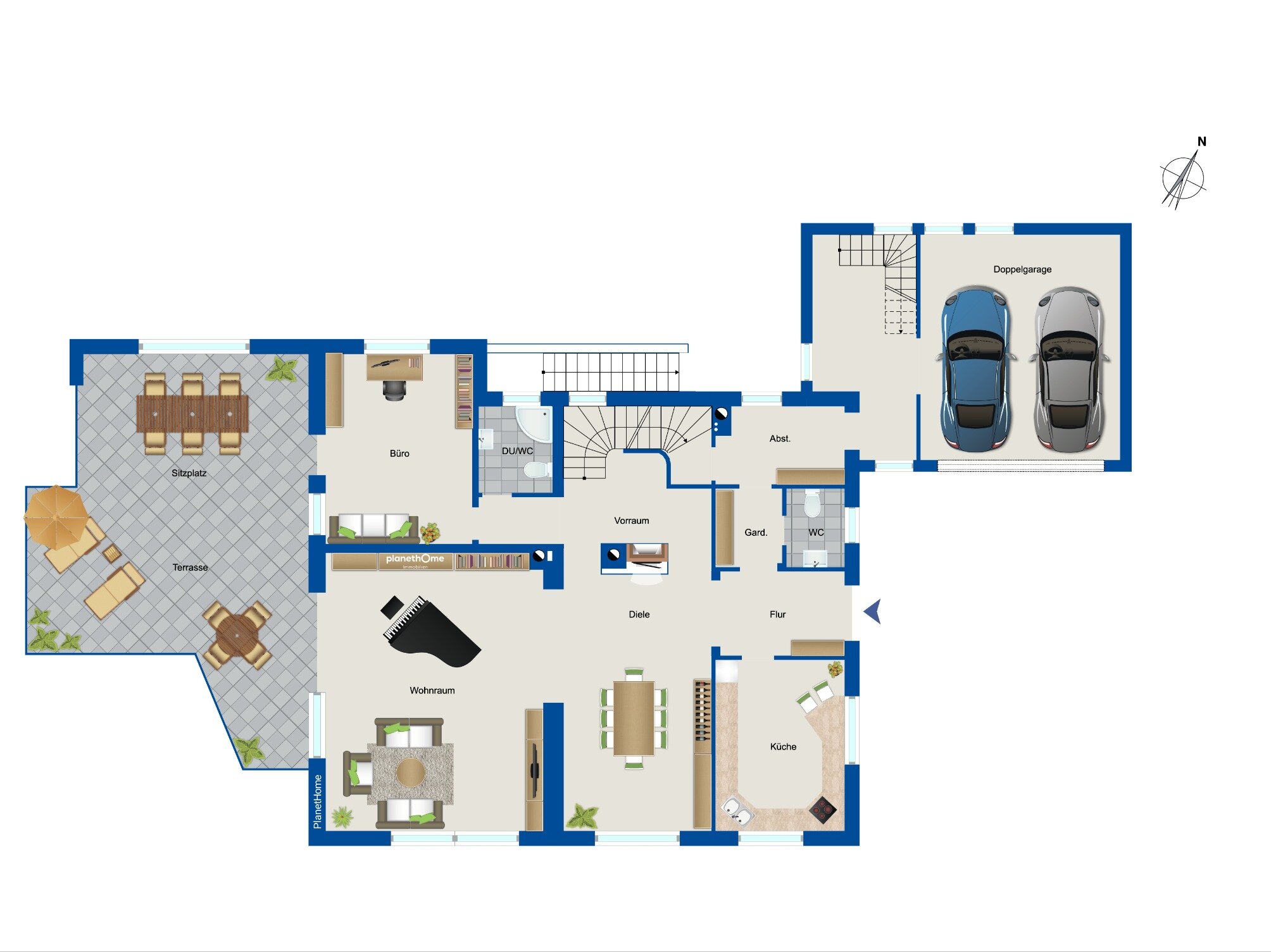 Einfamilienhaus zum Kauf 2.200.000 € 8 Zimmer 339 m²<br/>Wohnfläche 1.928 m²<br/>Grundstück Eißendorf Hamburg 21075