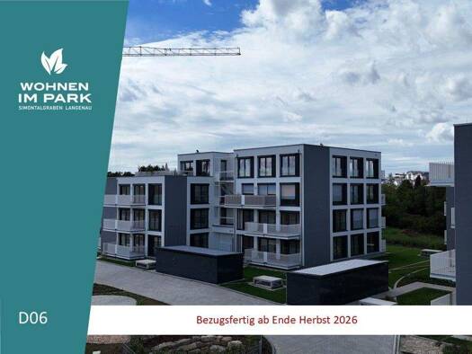 Wohnung zum Kauf - Neubau provisionsfrei 412.900 € 3 Zimmer 76,4 m² 1. Geschoss Am Simontalgraben 23 Langenau 89129