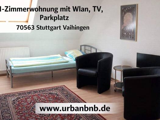 Studio zur Miete Wohnen auf Zeit 860 € 1 Zimmer 29 m² frei ab sofort Loosweg 0 Vaihingen Stuttgart Vaihingen 70563