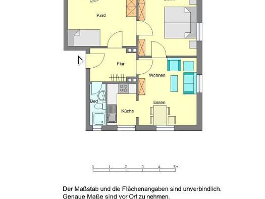 Wohnung zur Miete 519 € 3 Zimmer 54,4 m² 1. Geschoss Hohenzollernring 14 Innenstadt Minden 32427