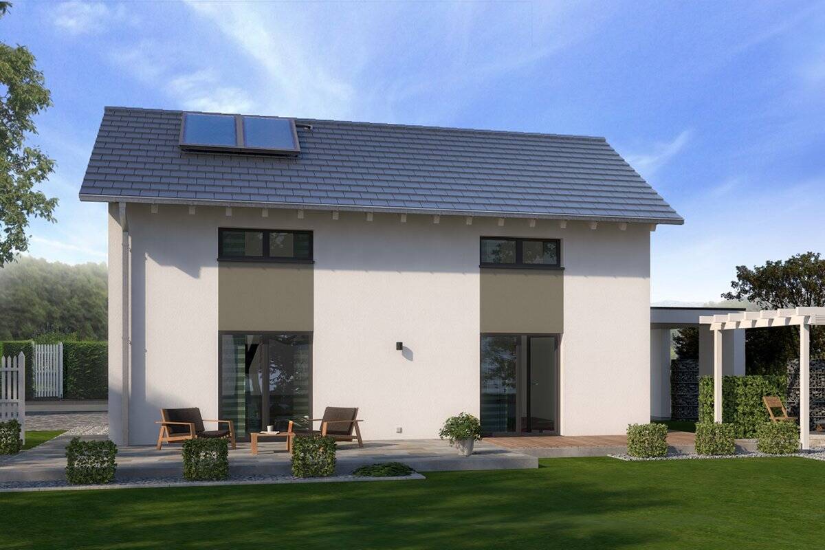 Immobilie in Aidhausen - Individuell geplantes Einfamilienhaus in Aidhausen - Flexibles Ausbauhaus mit modernem KfW55-Standard - Bild 0