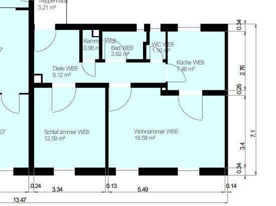Wohnung zum Kauf provisionsfrei als Kapitalanlage geeignet 165.000 € 2 Zimmer 54 m²<br/>Wohnfläche Steinbühl Nürnberg 90431