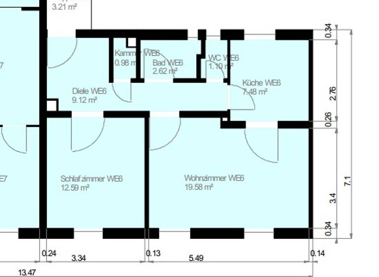 Wohnung zum Kauf provisionsfrei als Kapitalanlage geeignet 165.000 € 2 Zimmer 54 m²<br/>Wohnfläche Steinbühl Nürnberg 90431