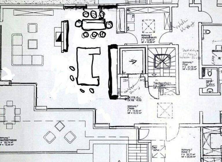 Penthouse zum Kauf provisionsfrei 890.000 € 5,5 Zimmer 226 m² 2. Geschoss Lambertusstr. 36 Müllekoven Troisdorf 53844