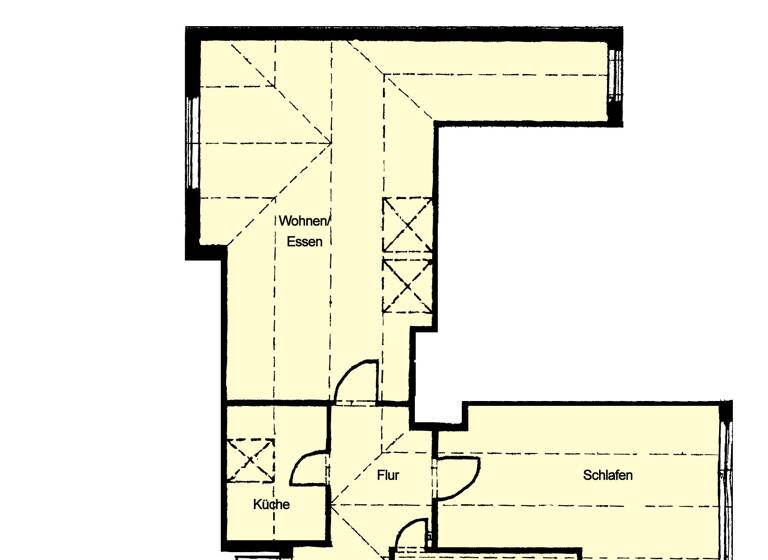 Wohnung zur Miete 440 € 2 Zimmer 71 m²<br/>Wohnfläche Dachgeschoss, 4.<br/>Geschoss 01.07.2025<br/>Verfügbarkeit Steinstraße 36 Schönebeck Schönebeck 39218