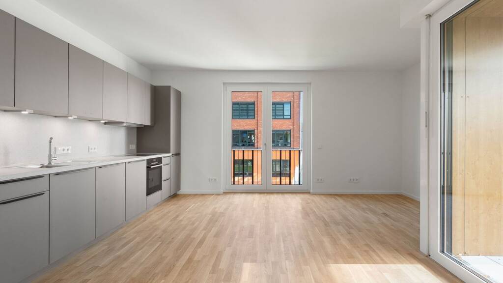 Wohnung zur Miete - Erstbezug 2.427 € 3 Zimmer 79,5 m² 2. Geschoss frei ab sofort Pufendorfstraße 3A-3E Friedrichshain Berlin 10249