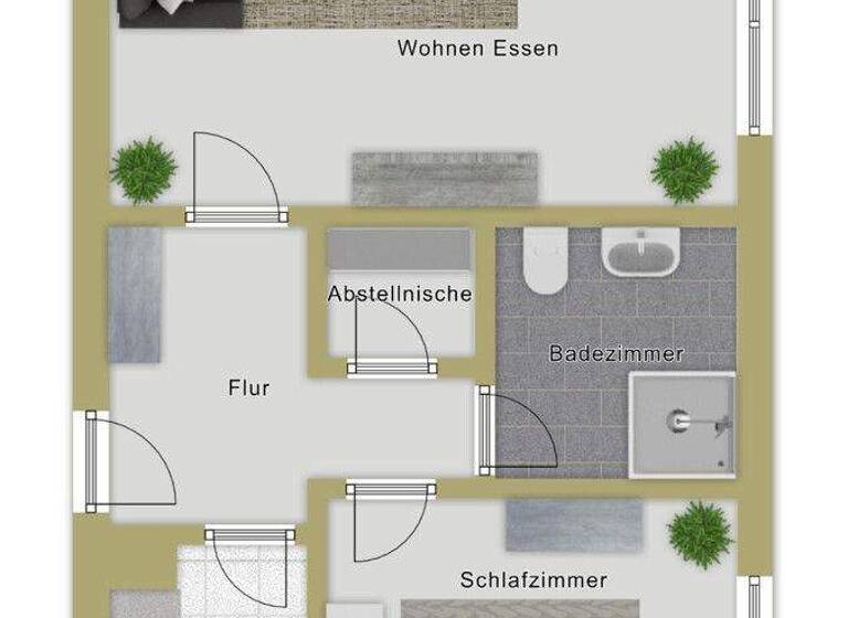 Wohnung zum Kauf 229.000 € 2 Zimmer 61 m² Weingarten 88250