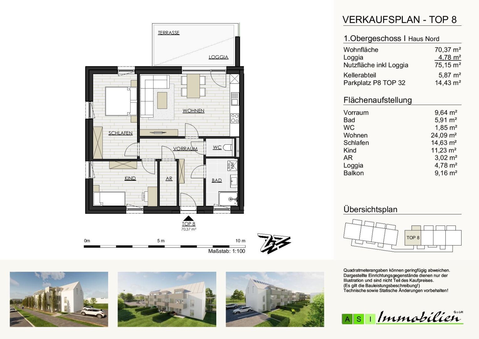 Wohnung zum Kauf 311.870 € 3 Zimmer 70,4 m²<br/>Wohnfläche 1.<br/>Geschoss 01.05.2026<br/>Verfügbarkeit Schaffelhoferweg 1, 3 Gallneukirchen 4210