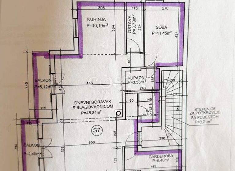 Wohnung zum Kauf 650.000 € 4 Zimmer Zadar - Okolica 23000