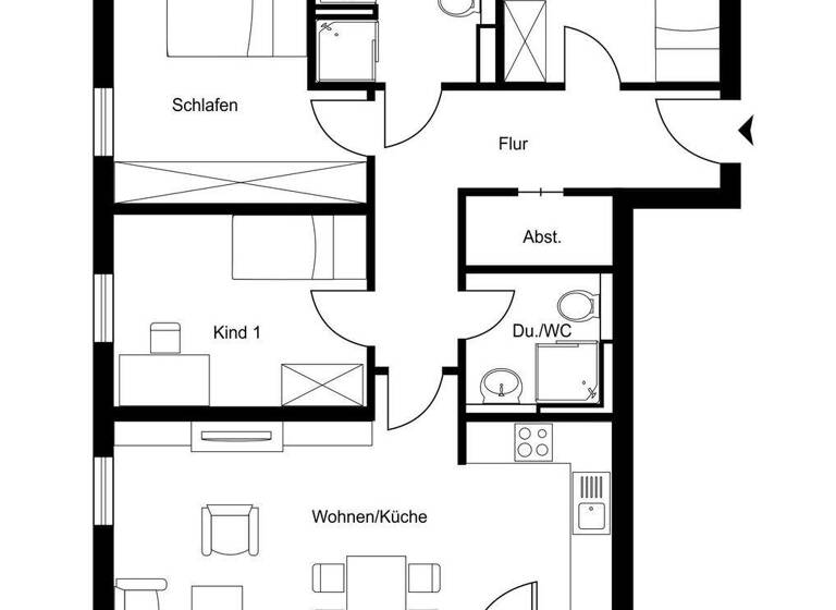 Wohnung zum Kauf 889.000 € 4 Zimmer 101,1 m² 1. Geschoss Spatzenweg 2 Vaterstetten 85591