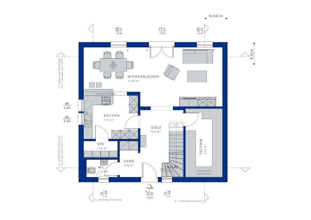 Haus zum Kauf 427.846 € 7 Zimmer 145 m²<br/>Wohnfläche 482 m²<br/>Grundstück Eschendorf - Süd Rheine 48432