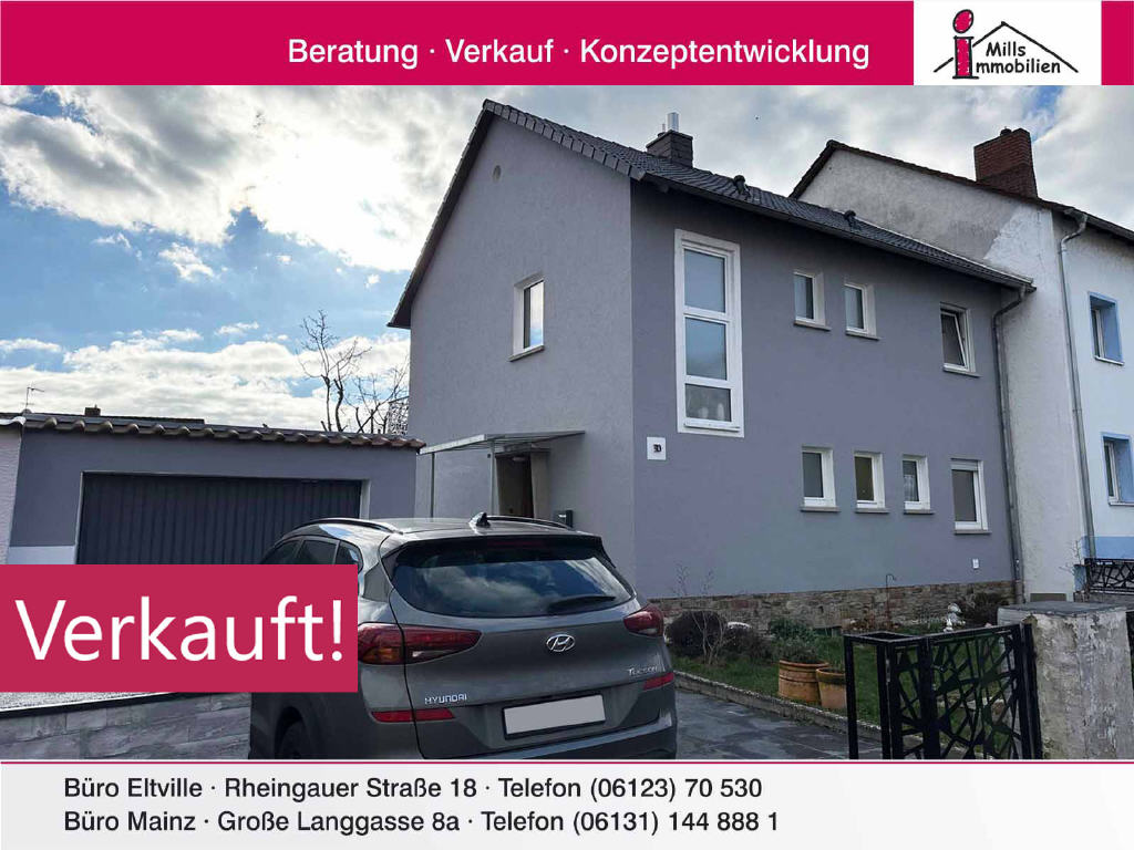 Doppelhaushälfte zum Kauf 499.000 € 5 Zimmer 160 m²<br/>Wohnfläche 467 m²<br/>Grundstück Rüdesheim am Rhein Rüdesheim am Rhein 65385