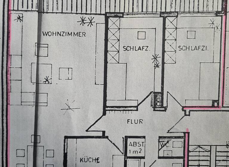 Wohnung zur Miete 1.250 € 3 Zimmer 103 m²<br/>Wohnfläche 1/2<br/>Geschoss Gadderbaumer Straße 37 Innenstadt Bielefeld 33602