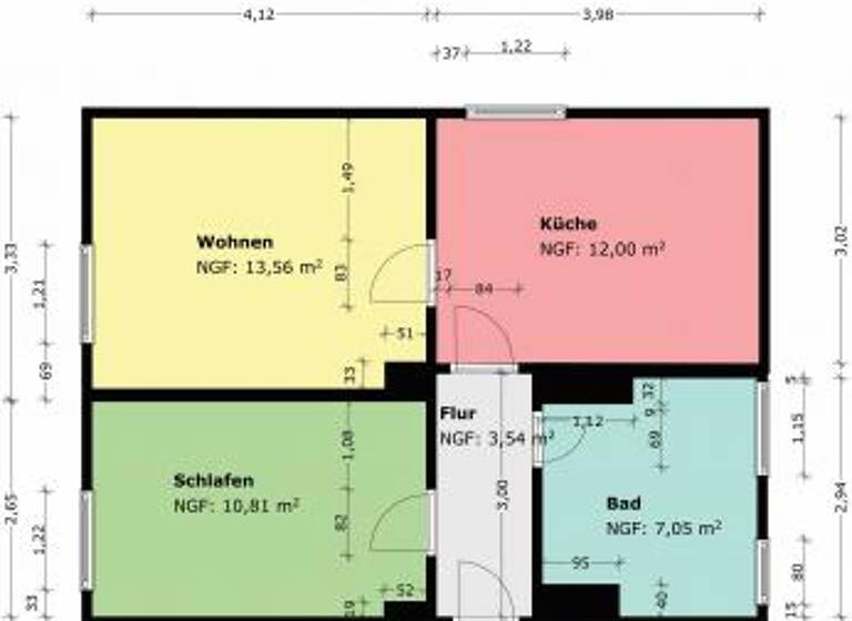 Wohnung zur Miete 302 € 2 Zimmer 48,7 m² EG frei ab 01.06.2026 Innsbrucker Straße 33 Oschersleben 39387