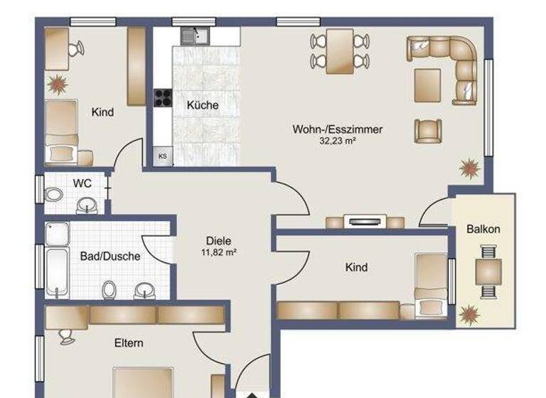 Wohnung zum Kauf 295.000 € 4 Zimmer 98 m² 2. Geschoss Öflingen Wehr 79664