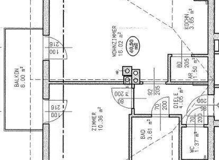 Wohnung zur Miete 515 € 2 Zimmer 40,6 m² 1. Geschoss frei ab 01.05.2026 Prielstraße Hofamt Priel 3681
