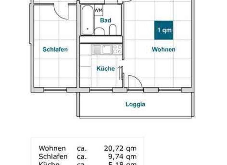Wohnung zur Miete nur mit Wohnberechtigungsschein 345 € 2 Zimmer 49,5 m² 5. Geschoss frei ab 08.03.2026 Sanddornstr. 2 Gorbitz-Nord/Neu-Omsewitz Dresden 01169
