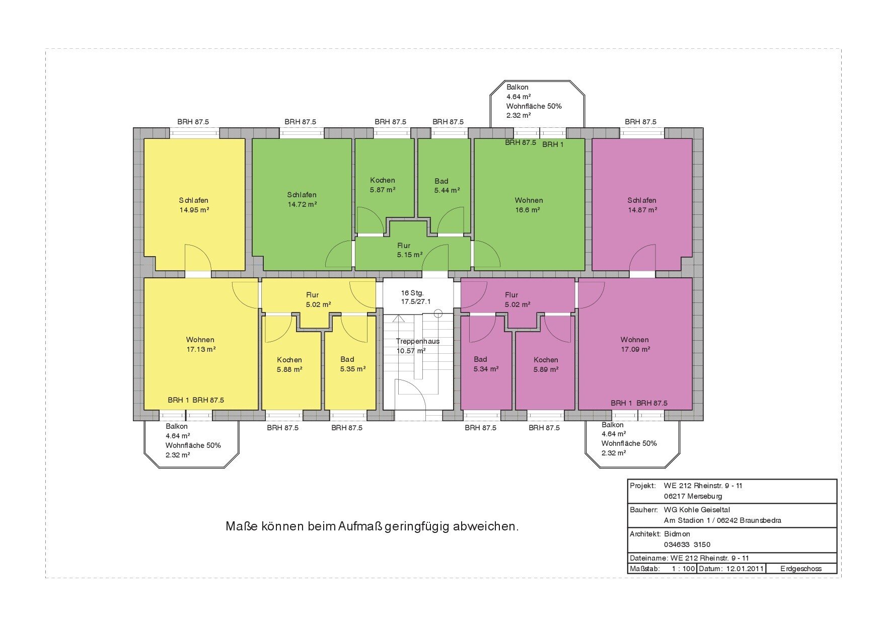 Wohnung zur Miete 315 € 2 Zimmer 48,5 m²<br/>Wohnfläche EG<br/>Geschoss Rheinstr. 11 Merseburg Merseburg 06217